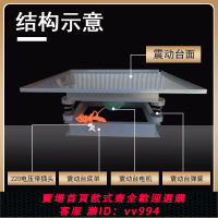 {公司貨 最低價}小型混凝土振動臺震動實驗臺振動平臺砼震動測試臺水泥振動臺試塊
