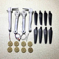 4DRC F10 RC Drone 4D-F10 GPS Quadcopter Helicopter Accessories Arm With Motor Engine Gear Propellers Blades Props Wings Part kit