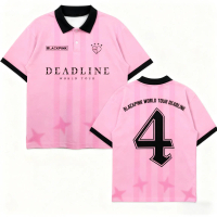 Áo Polo Có Ve Áo In Đầy Đủ Nhóm Nhạc Nữ Pink BLACKPINK, ngắn Tay, Unisex, Hàng Mới Về (Chỉ Người Hâm