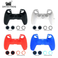 Data Frog Anti-Slip Soft Silicone Protective Cover For Playstation 5 Controller Protection Case for ps5 Gamepad