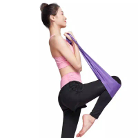 Yoga elastic belt tension belt fitness elastic resistance belt tension rope indoor sports tension sh