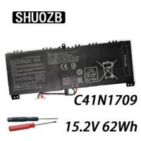 SHUOZB C41N1709 Laptop Battery For ASUS ROG Strix SCAR Edition GL503VS Series Notebook GL503VS-EI018T EI016T 0B200-02730300
