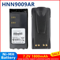 NI-MH Battery 7.2V 1800mAh HNN9009AR Walkie Talkie Thick Nickel Metal Hydride Batteries for GP328 GP338 GP340 Radio