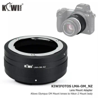 Manual Lens Adapter Ring For Olympus OM Mount Lens to Nikon Z Mount for Nikon Zfc Z50 Z5 Z6 Z7 for Nikon Z Mount Camera Adapter