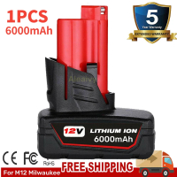 Brand new 12V 3.0Ah/6Ah/9Ah Li-ion Milwaukee 12V Tools M12 12V M12B6 XC 6.0Ah Cordless Drill Lithium