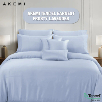[Super King] Bộ Ga kèm Vỏ chăn Akemi Tencel Earnest Lyocell cao cấp, gồm 6 món Size Super King