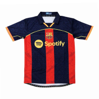 Jersey Sport Fantasy Club Barcelona Home Motif Retro Vintage Full Printing Sublimasi