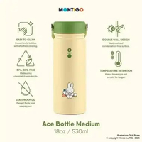 Montigo | Tumbler Miffy Collection Ace Bottle Medium 18oz - 530ml Picnic Miffy