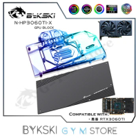 Bykski 3060 Graphics Card GPU Water Block For HP GeForce RTX3060TI GPU Cooler,With Backplate Radiator,VGA Block,N-HP3060TI-X