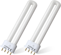 FLS/E9W 6400K Camping Lantern BulbReplacement for 9W Fluorescent Bulb4 Pin 2G7 Base5.5 inch Special