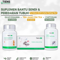 Pakej Tiens Asam Urat & Sendi Metabolisme Rematik Nyeri Tangan Dan Kaki Herbal Chitosan Glucosamine 