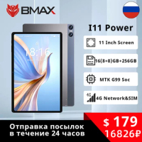 BMAX MaxPad i11 Power 16GB RAM 256GB ROM 11 inch 2K FullView Screen Octa Core MTK G99 Soc Android 13 8000mAh Dual Wifi 4G Lte