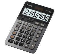 CASIO JS-10B 桌上型 商務用計算機 (金屬灰) (10位)