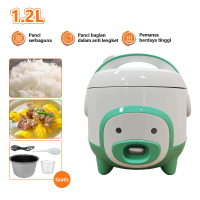 DDAILYLIFE Magic com kecil Rice Cooker Mini 1.2Liter Anti Lengket Portable Low Watt