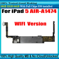 Clean iCloud Unlocked for Ipad 5 Logic Boards Wifi Version for Ipad Air 1 Motherboard with IOS System A1474 16GB 32GB 64GB 128GB