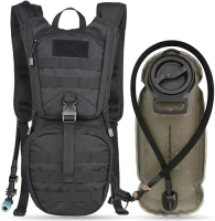 Tactical Molle Hydration Pack Backpack with 3L TPU Water Bladder, Military Daypack for Cycling, Hiki