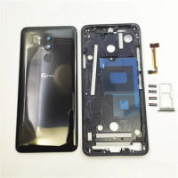 Full Housing For LG G7 ThinQ G710 G710EM Metal Middle Frame Chassis + Back Battery Cover
