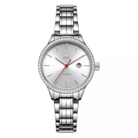Beijing Jam Tangan Wanita Beijing BL050010 Classic Ladies Silver Dial Stainless Steel