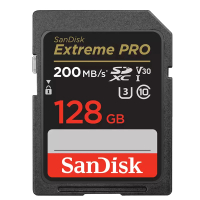 SanDisk 晟碟 128GB SDXC Extreme Pro 200MB/s 4K U3 V30 相機記憶卡