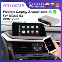 FELLOSTAR Car Audio Wireless Android Car Decoder Apple CarPlay Box for Lexus RX 2015 2016 2017 2018 2019 2020 2021 for CarPlay