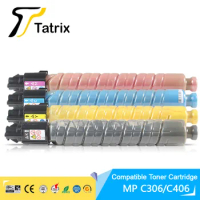 Tatrix MP C306 C406 Compatible RICOH Color LaserJet Toner Cartridge Ricoh Aficio MPC305spf c406zsp c306 Printer