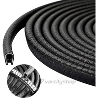 Pelindung Pintu Mobil Tebal Anti Gores Trim Door Guard STEEL PVC 10mm Trim Door Guard List Karet U H
