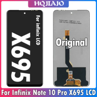 6.95" Original For Infinix Note 10 Pro X695D LCD Display Touch Screen Digitizer Assembly Note 10 Pro X695 LCD Replacement