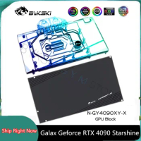Bykski Galax RTX 4090 GPU Water Block RTX4090 GPU Watercooler With Backplate Radiator 5V/12V RGB N-GY4090XY-X