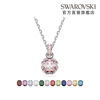 【施華洛世奇SWAROVSKI】Birthstone 鏈墜 方形切割 十二月份誕生石 項鍊 官方直營