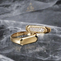 Maheswari Jewelry majew.co - Cincin Perak Couple Emas Cincin Tunangan Cincin Custom Cincin nikah Asl