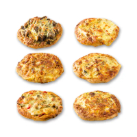【i3微澱粉】鈣好菌低糖披薩6種口味任選5入(益生菌 營養師 輕食 微米鈣)