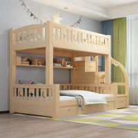 【HA Baby】兒童雙層床 可拆階梯款-120床型 升級上漆裸床版(上下鋪、成長床 、雙層床、兒童床架、台灣製)
