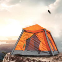 Outdoor Camping Tent Portable Automatic Pop-up No-pitch UV Pesistant Rainproof Camping Tent Inflatable Tent 3-4p Inflatable Tent