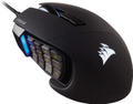 Corsair SCIMITAR RGB ELITE 18000DPI 光學 MMO/MOBA 遊戲滑鼠 - 黑色