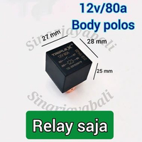 relay 12v/80a 4kaki 4p reli rellay rilay rilai 12 volt 80a 4 kaki p motor mobil klakson lampu starte