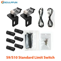SCULPFUN S9 Laser Engraver Standard Limit Switch Open Homing Positioning Function For S10 Laser 45° V-Slot Aluminum Beams