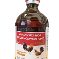 VITAMIN B12 5000 BUTAPHOSPHAN 10000.Giúp gà đá Sung túc,Thèm ăn ,Bổ máu ,hừng gà, tăng bo lớn.Tre 0.