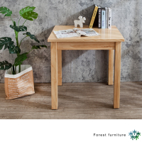 Boden-森林家具 2.5尺全實木書桌/工作桌/化妝桌(DIY組裝)-75x60x77cm