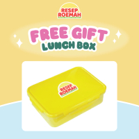 FREE GIFT RESEP ROEMAH LUNCH BOX | TEMPAT MAKAN