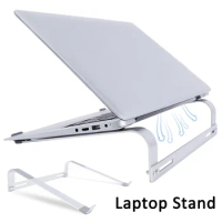 Laptop Stand Portable Desk Notebook Cooling Bracket for Macbook Air Pro Mac Book Universal Aluminum Laptop Computer Riser Stand