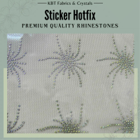 New Arrival Sticker Hotfix Batu Manik Tampal Premium Quality Rhinestones Kod 94