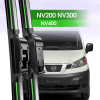 2pcs Front Windshield Wiper Blades For Nissan NV200 2009-2020 NV300 2016-2023 NV400 2010-2023 Windscreen Window Accessories