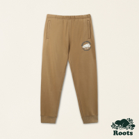 Roots 男裝- 戶外探險家系列 有機棉刷毛布長褲-焦糖棕
