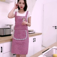 純棉圍裙韓版女時尚2022新款家用廚房做飯蕾絲花邊洋氣夏季薄透氣
