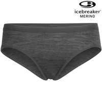 Icebreaker Siren HIP 女款三角內褲/美麗諾羊毛內褲 BF150 104704 013 灰黑