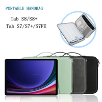 Case For Samsung Galaxy Tab S9+ 5G 2023 S9 Plus S7 FE S8 Plus S7 Plus 12.4 S9 S8 S7 11 S6 Lite 2022 A8 10.5 Travel Tablet Bag