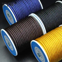 17m/spool 3.5mm Nylon Cord Chinese Knot Silky Macrame Cord Beading Braided String Thread for Bracelet Necklace Cord