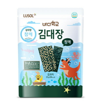 【愛吾兒】韓國 LUSOL 夾心烘烤海苔-芝麻海苔-10個月以上適用