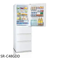 聲寶【SR-C48GDD】480公升四門變頻冰箱(含標準安裝)(7-11商品卡1100元)