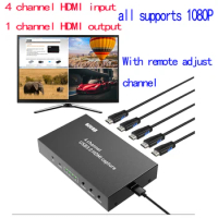 Ezcap264 4 Channel Hdmi Input Video Capture Card 4x1 Multi-viewer HDMI Capture Card Game Recording Box Live Streaming Device